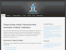 Tablet Screenshot of filmactingacademy.com